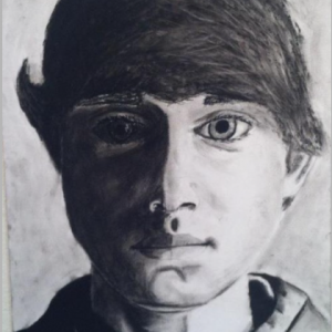 Charcoal Self Portrait